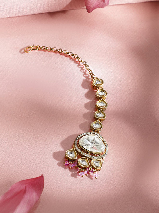 Lavender Echo Kundan Choker Set Jewellery Set