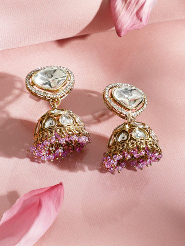 Lavender Echo Kundan Choker Set Jewellery Set