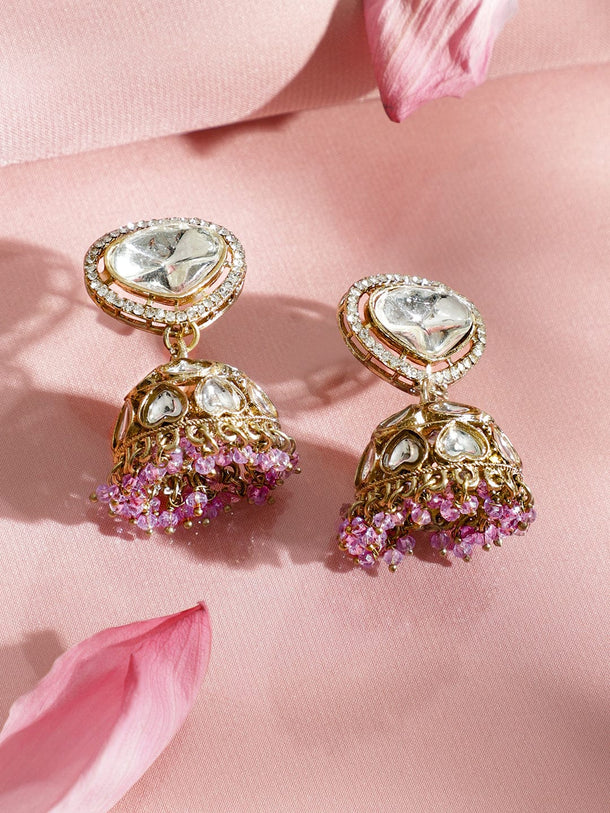 Lavender Echo Kundan Choker Set Jewellery Set