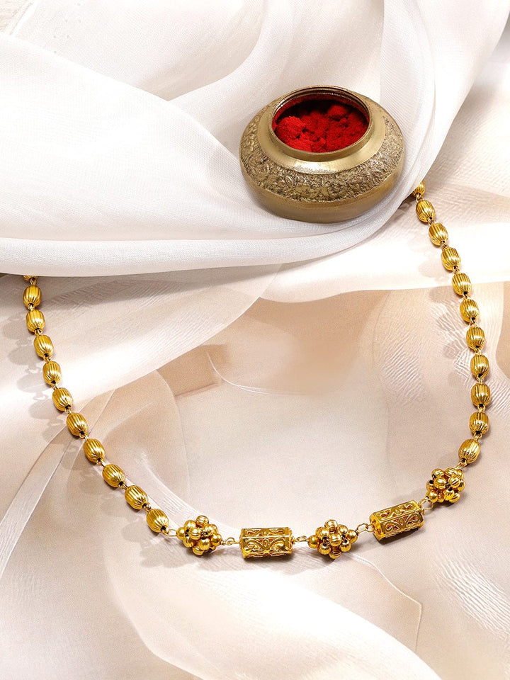 Luminous Matar Mala Necklace Chain Necklace & Chains