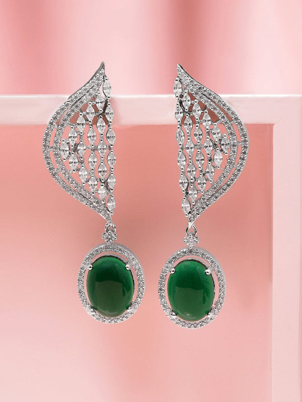 Luxe Emerald Drop Edit Earrings Earrings
