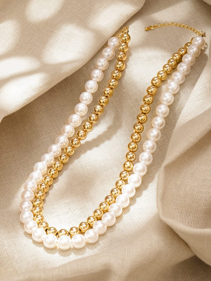 Luxe Pearl Beads Necklace Necklace & Chains