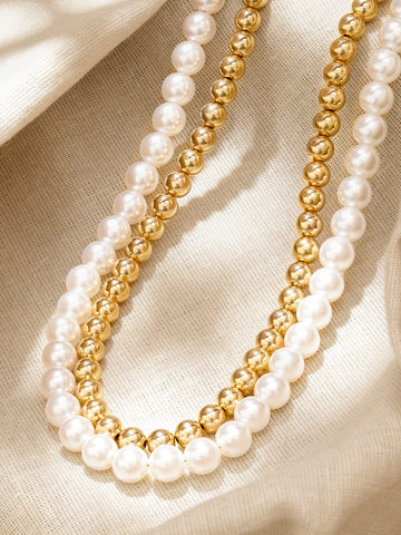 Luxe Pearl Beads Necklace Necklace & Chains