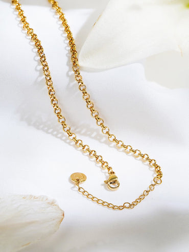 Majestic Circles Chic Gold Plated Necklace Necklace & Chains