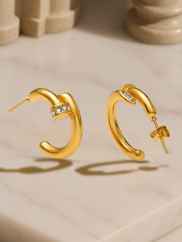 Minimal Chic Thing Hoops Earrings
