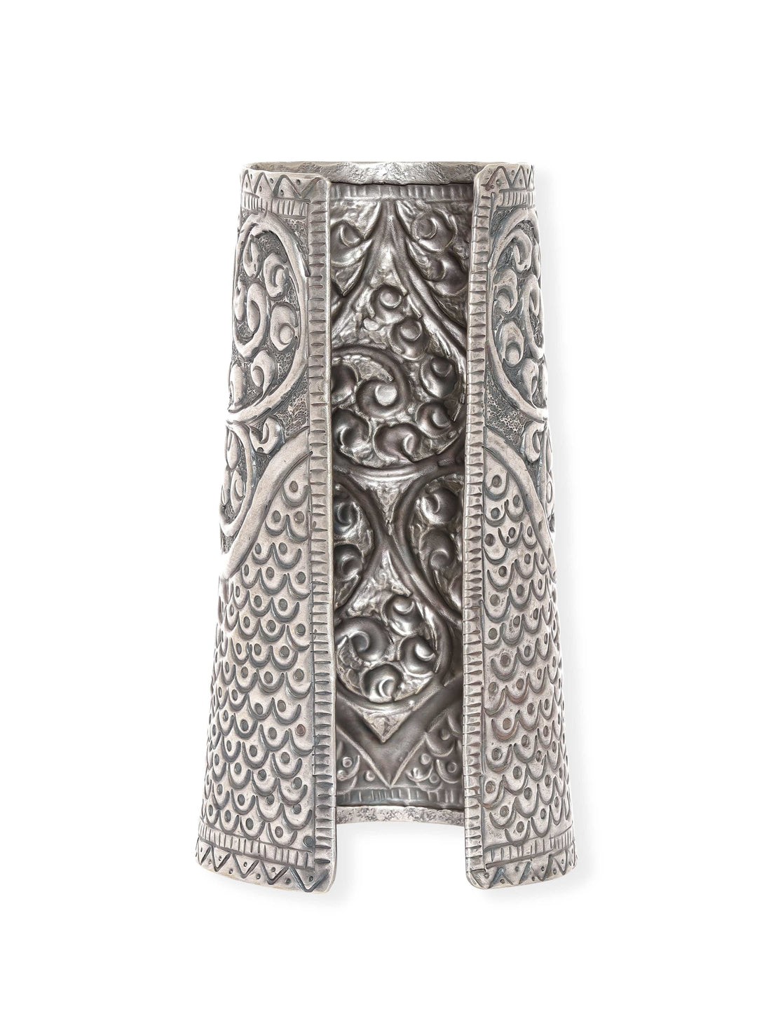 Oxidized Silver Plated embossed Handcrafted Statement Hand Cuff Bangles & Bracelets