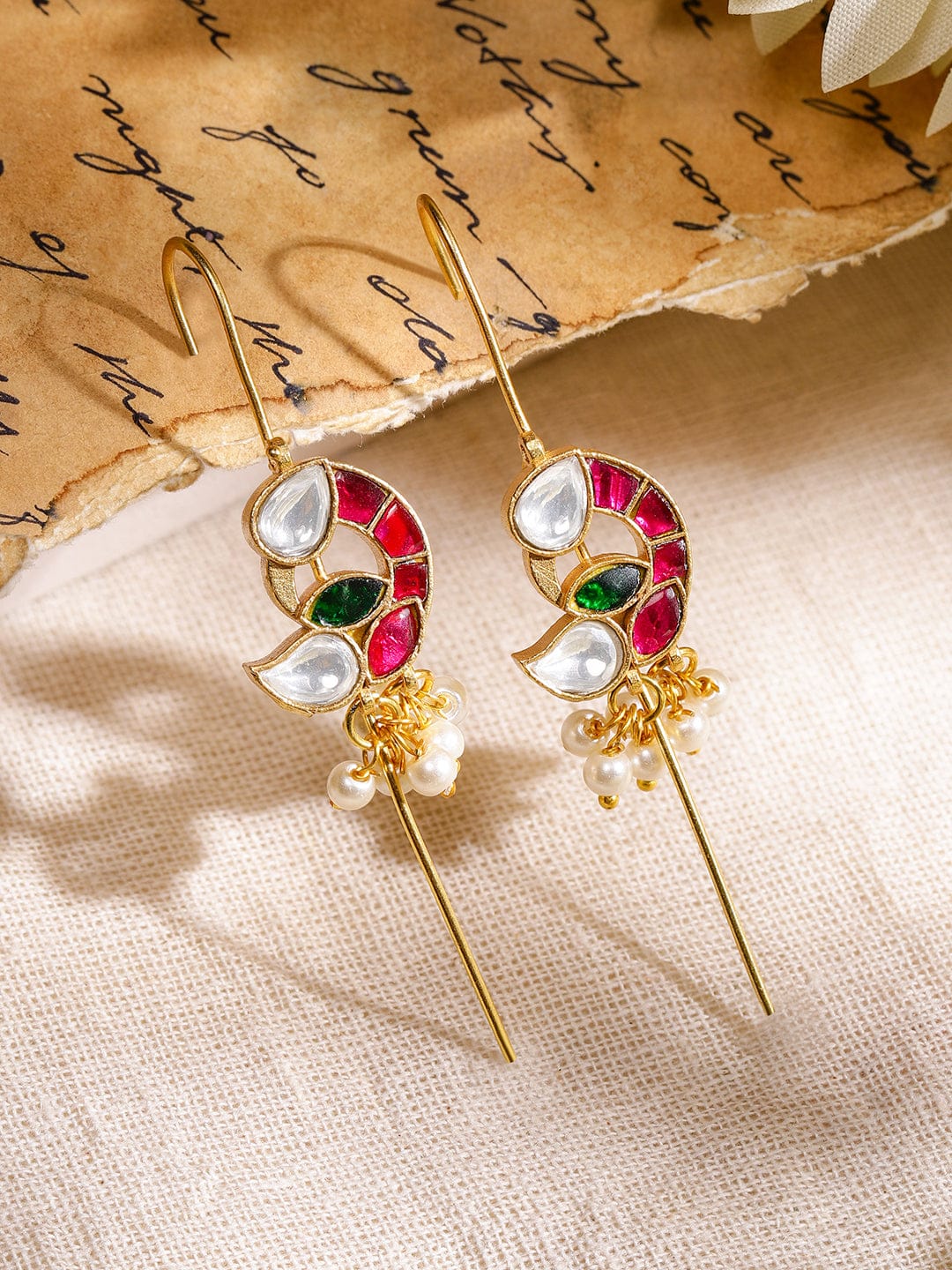 Pink & Green Modern Tradition Earrings Earrings