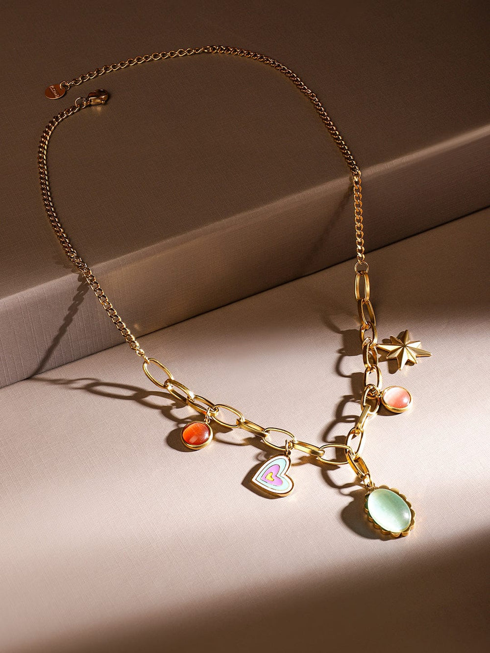 Playful Ocean Charms Multicolour Necklace Necklace & Chains