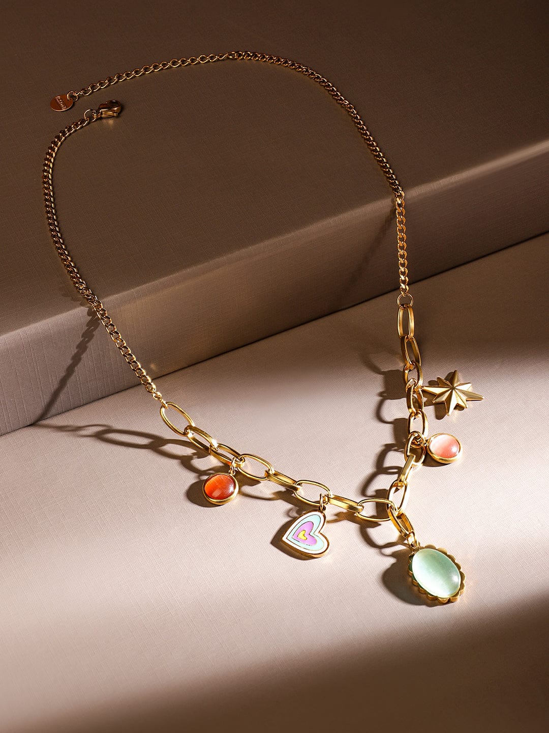 Playful Ocean Charms Multicolour Necklace Necklace & Chains