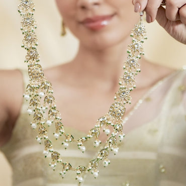 Imperial Glow Kundan Necklace Set