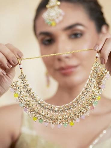 Blossom Aura Multicolour Necklace Set