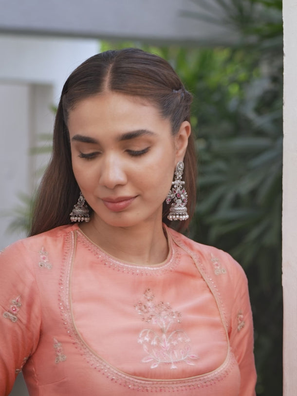 Vintage Oxidized Jhumka