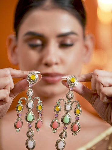Color Play Multi Zirconia Danglers