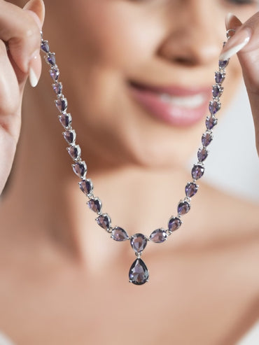 Miraculous Blue Necklace Set