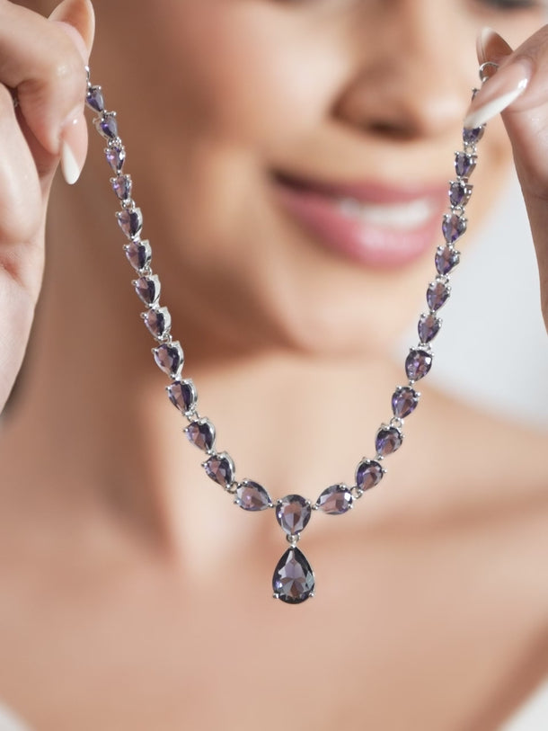 Miraculous Blue Necklace Set