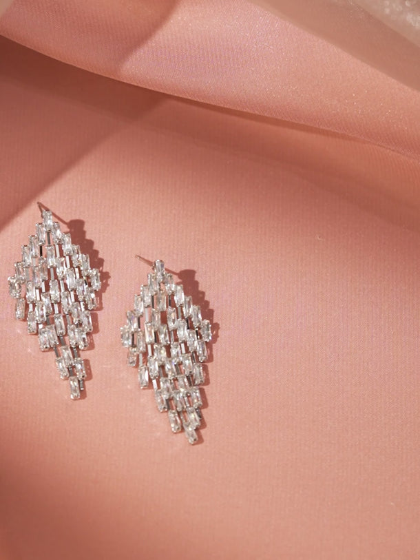 Starry Trail American Diamond Zirconia Danglers