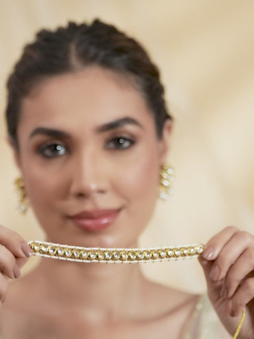 Floral Affair Kundan Necklace Set