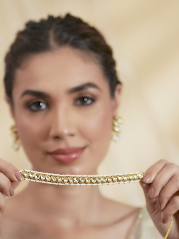 Floral Affair Kundan Necklace Set