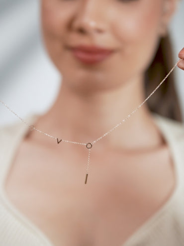 Love Pendant Necklace In Rose Gold