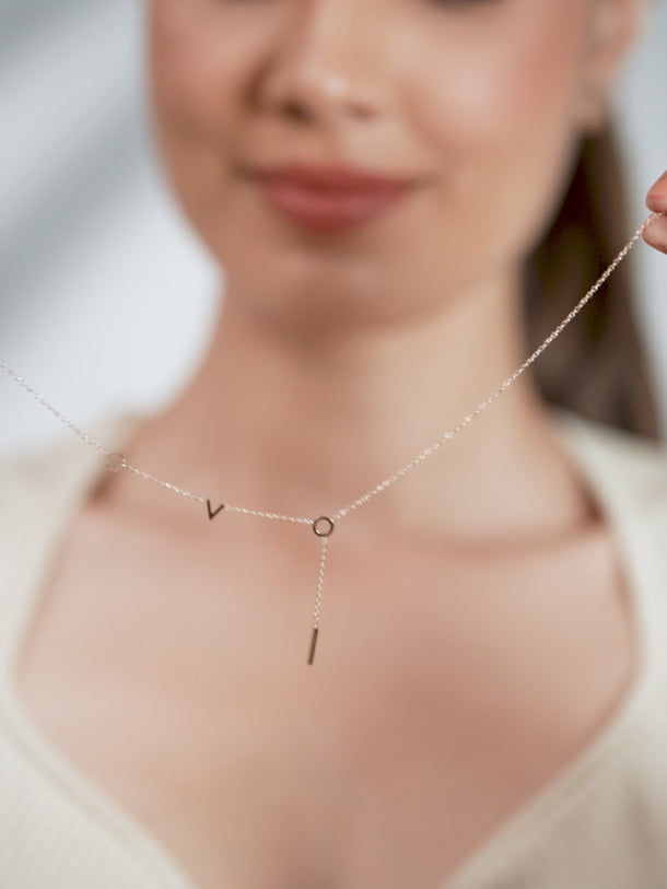 Love Pendant Necklace In Rose Gold