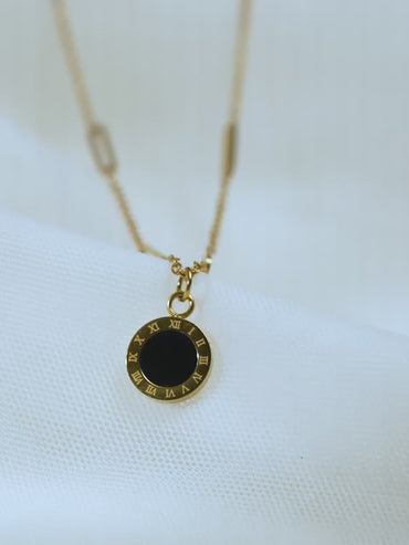 Demifine 18K Gold Plated Stainless steel Timeless Charm Pendant Chain