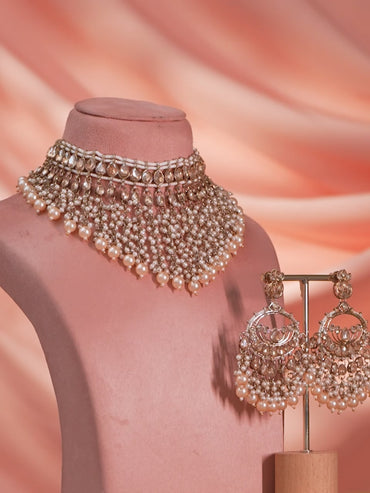 Gilded Glow in Golden Hues Choker Set