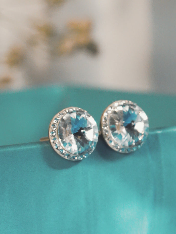 Rubans 925 Silver The Perfectly Faceted Zircon - Stud Earrings