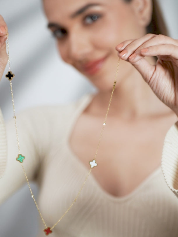 Modern Multicolour Necklace Chain