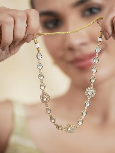 Ivory & Gold Art Story Necklace Set