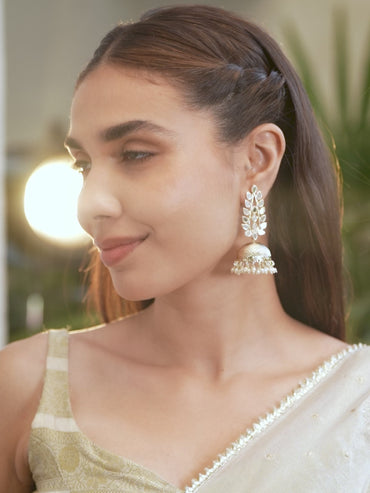 Artisan Mirror & Pearl Jhumka