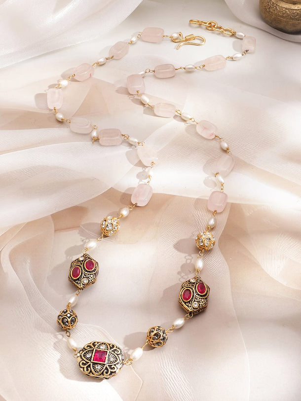 Radiant Beaded with Pearls Necklace Necklace & Chains