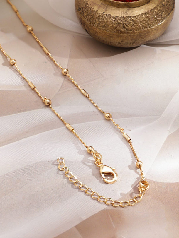 Radiant Kundan Studded Elegant Necklace Chain Necklace & Chains