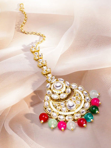 Rainbow Spark Kundan Necklace Set Jewellery Set