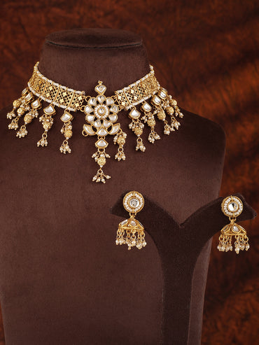 Royal Kundan Contemporary Necklace Set