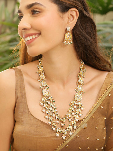 Imperial Glow Kundan Necklace Set