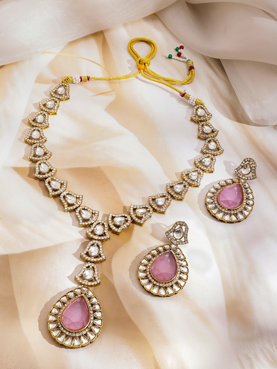 Royal Blush Pink Necklace Set
