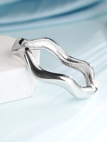 Rhodium plated Bracelet Earrings