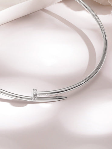 Rhodium-Plated Celestial Circlet Toro Round Collar Chocker Necklaces, Necklace Sets, Chains & Mangalsutra