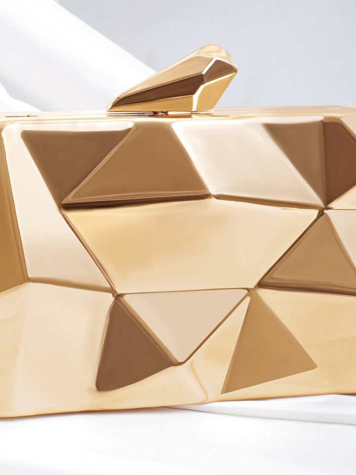 Rose Gold Crystal Jewel Lavish Clutch Handbag Handbag, Wallet Accessories & Clutche