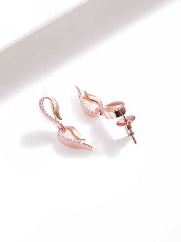 Rose Gold Plated  CS Studded Jewellery Set Jewellery Set
