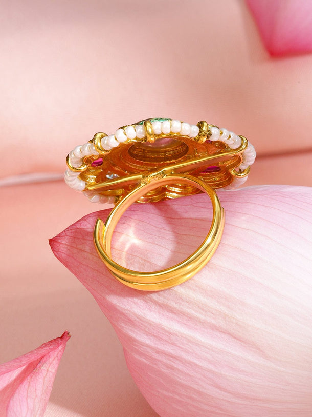 Roses & Regalia Kundan Ring Rings