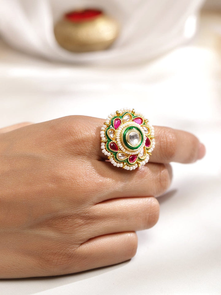 Roses & Regalia Kundan Ring Rings