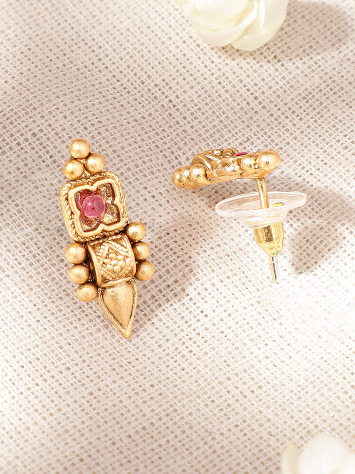 Royal Blooms 22K Gold-Plated Kemp Stone Floral Motif Choker Set Jewelery Sets