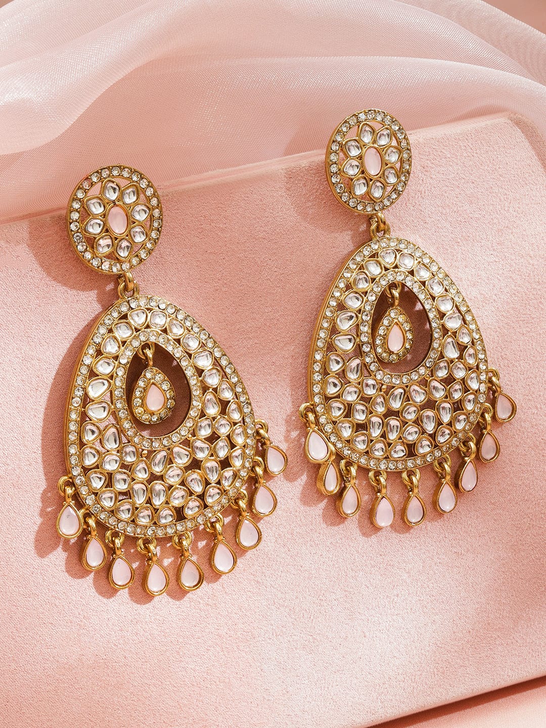 Royal Blush Dangler Earrings Earrings