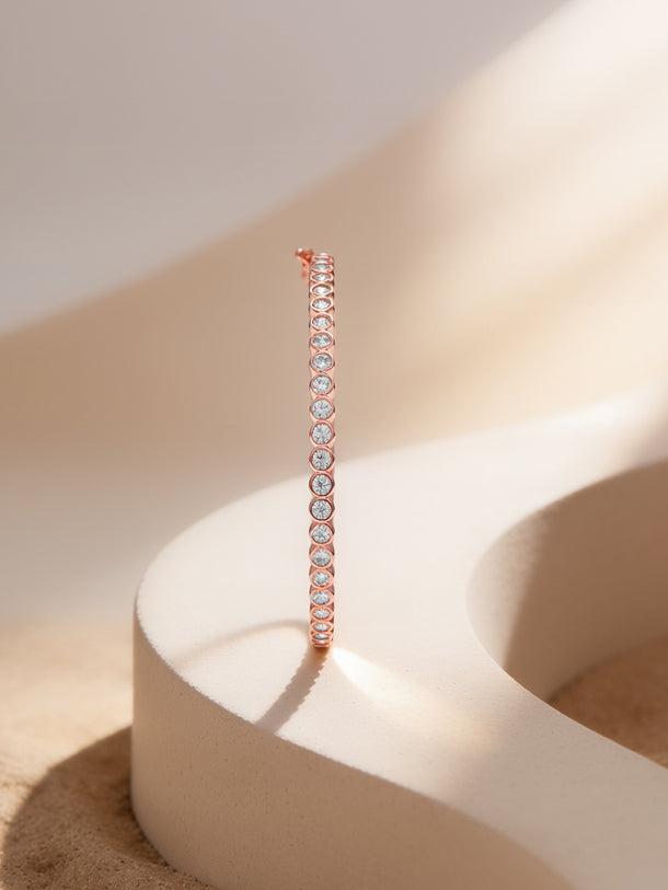 925 Fine Silver Gold Plated Chain Link Bracelet