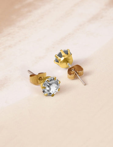 Rubans 18K Gold Plated Crystal AD & Zirconia Studded MultiStrand Statement Choker Necklace Jewellery Set