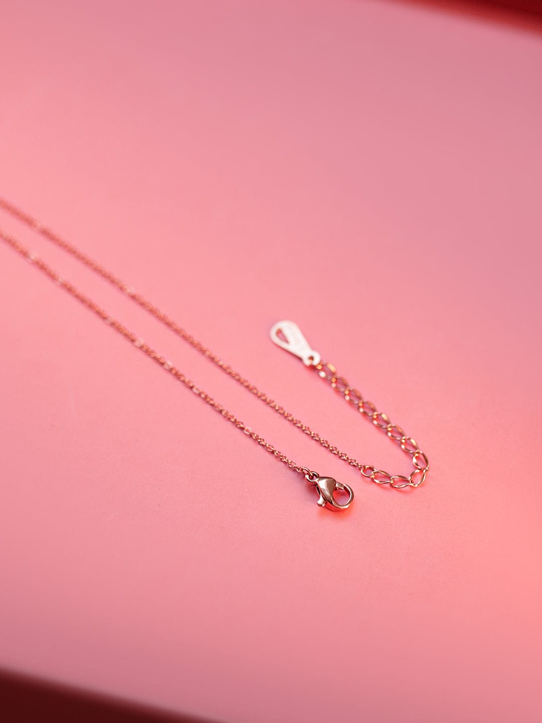 Rubans 18K Gold-Plated Double Layer Necklace with Minimalist Geometric Charms Necklace & Chains