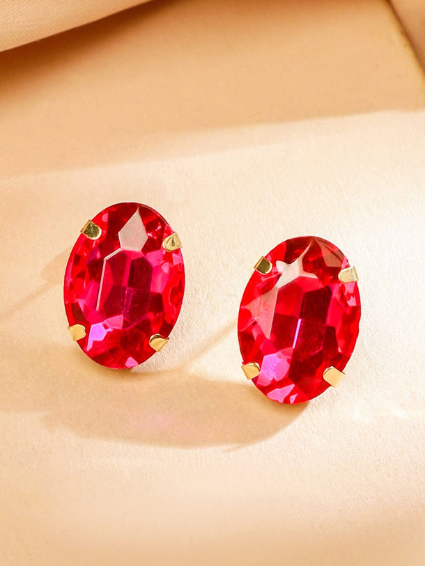 Rubans 18K Gold Plated Multicolor Crystal Zirconia Gemstone-Studded Jewellery Set Necklaces, Necklace Sets, Chains & Mangalsutra