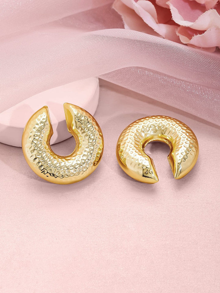 Rubans 18KT Gold Plated Bold Statement Stylish Ear Cuff Earrings Ear Cuff Earrings