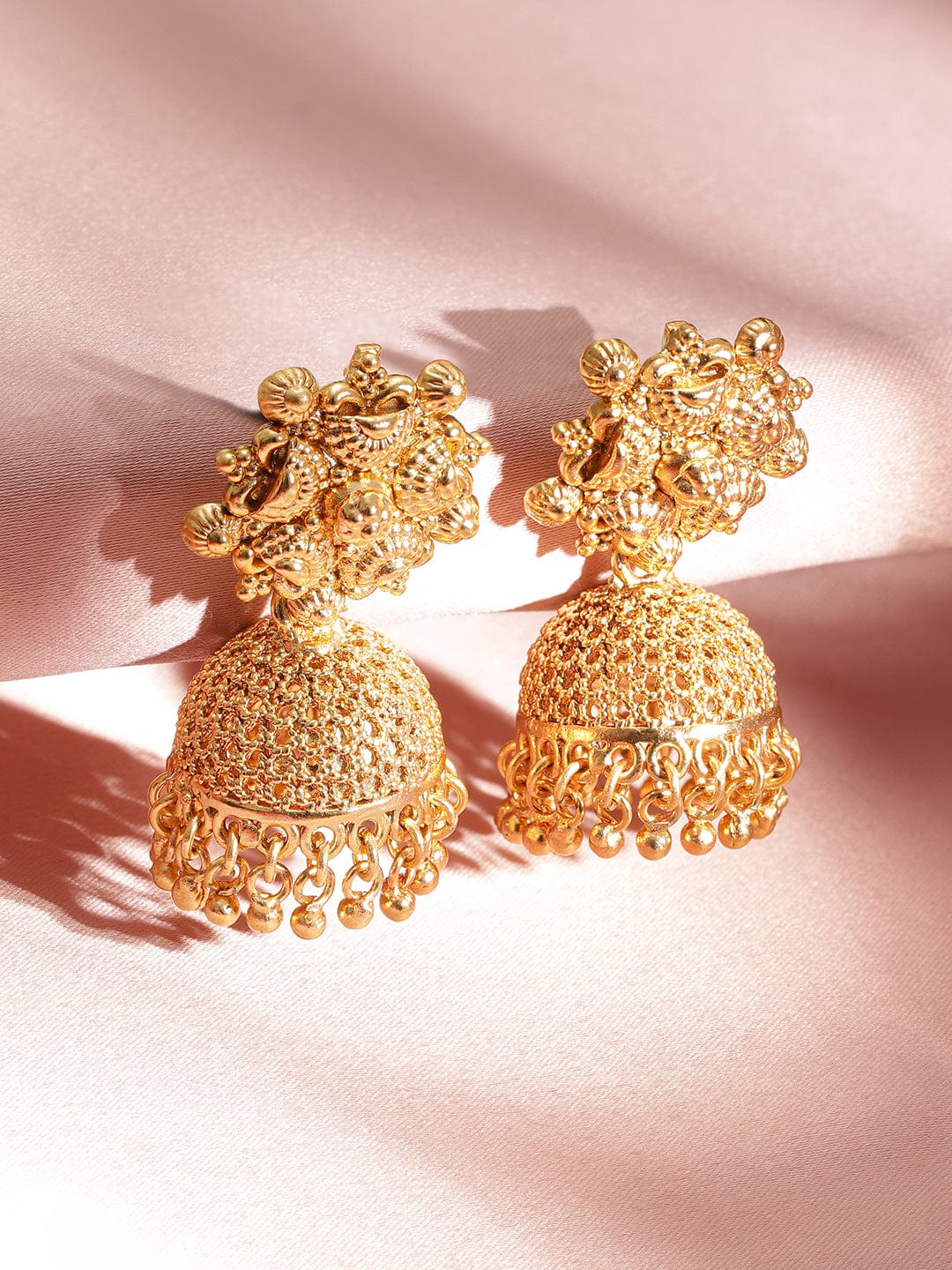 Rubans 22k Gold-Plated Artificial Beads Beaded Royalty Exquisite Neckl